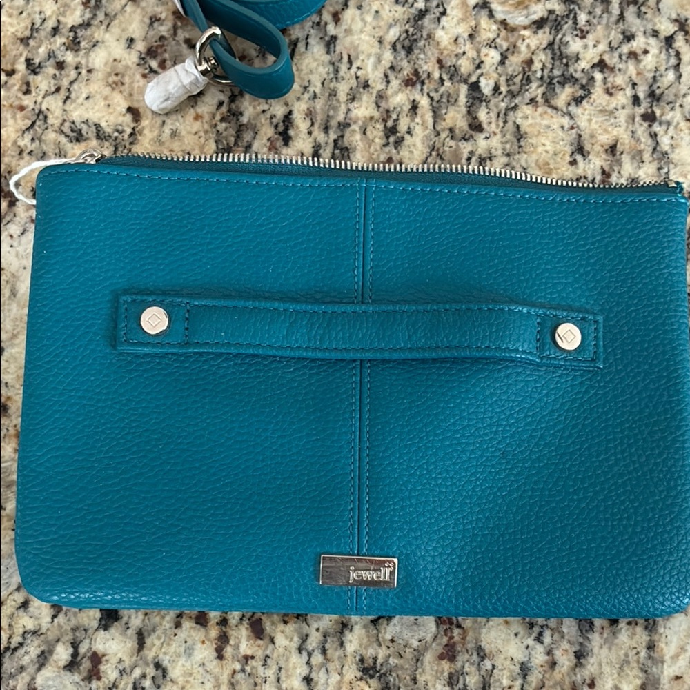 Teal Leather Women's Bag